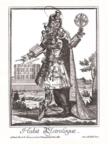 Habit d'Astrologue: Reprodução da Série Profissões de Nicolas de Larmessin