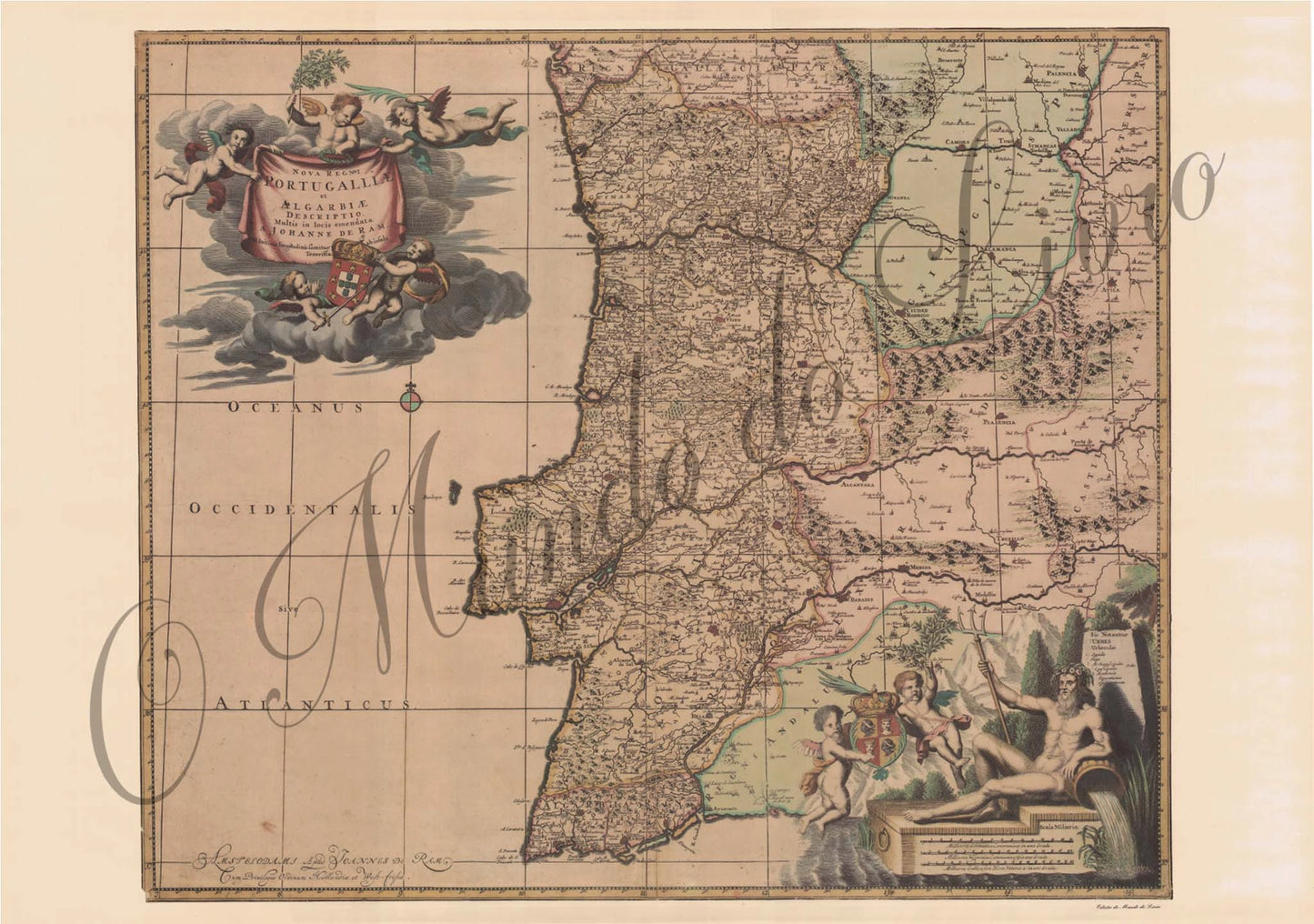 Reprodução de um Mapa de Portugal - 341