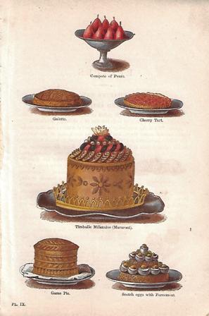 Gravura Original - Coloured Cooking Plates | 1869 | Nº12