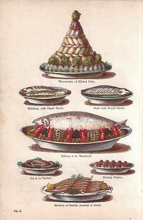 Gravura Original - Coloured Cooking Plates | 1869 | Nº9