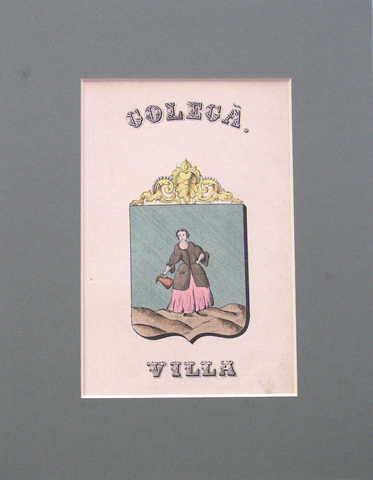 Gravura Original de Brasões de Portugal | Golegã