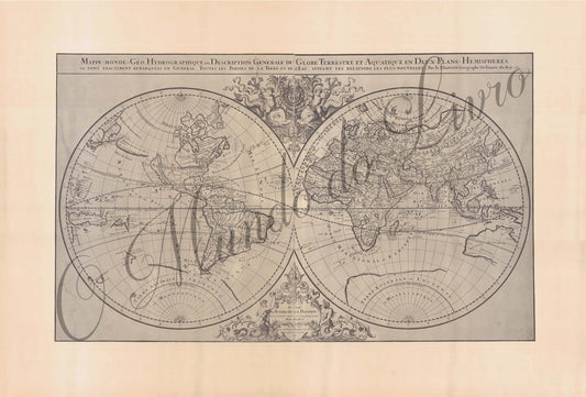 Reprodução de um Mapa - Mapa Mundo 305