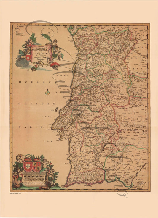 Reprodução de um Mapa de Portugal - 309
