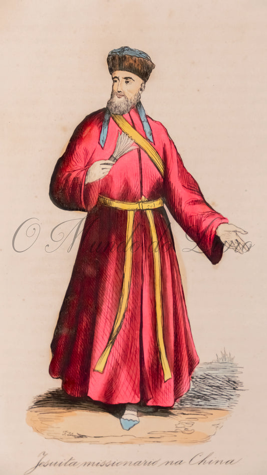 Usos e Trajos - Povos do Mundo (Ásia - Jesuita Missionário na China)