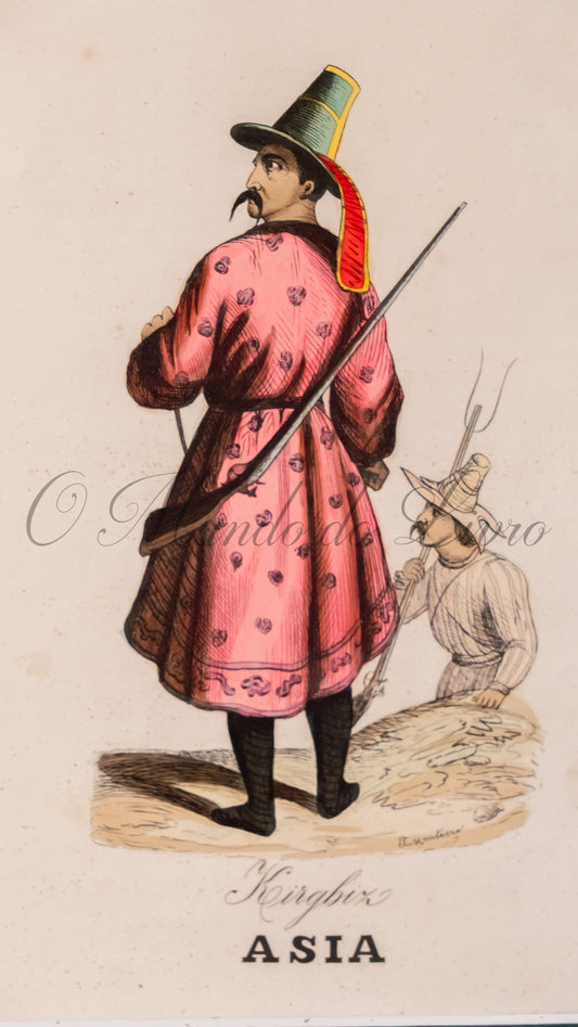 Usos e Trajos - Povos do Mundo (Ásia - Kirghiz)