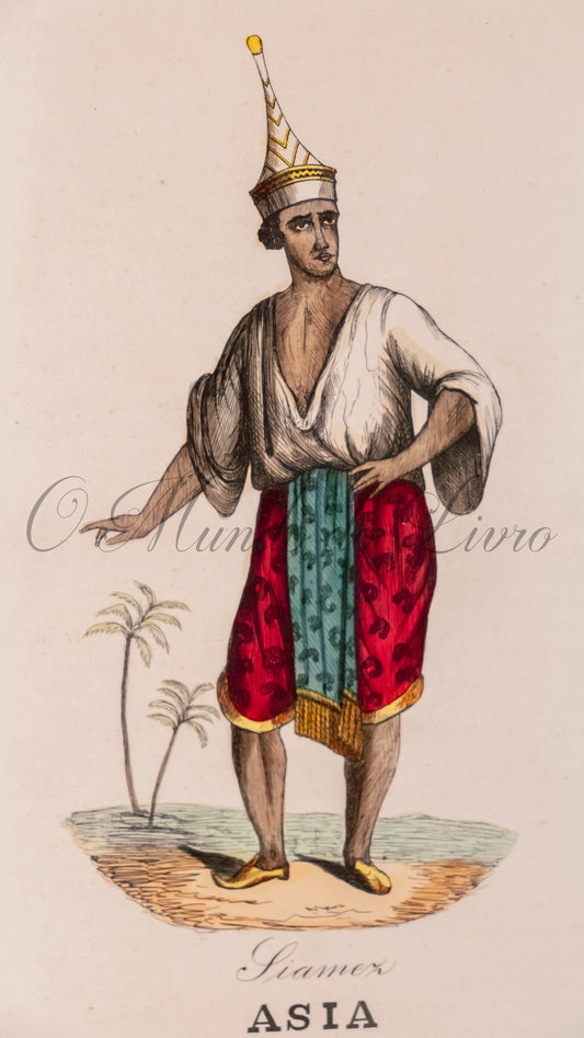 Usos e Trajos - Povos do Mundo (Ásia - Siamez)