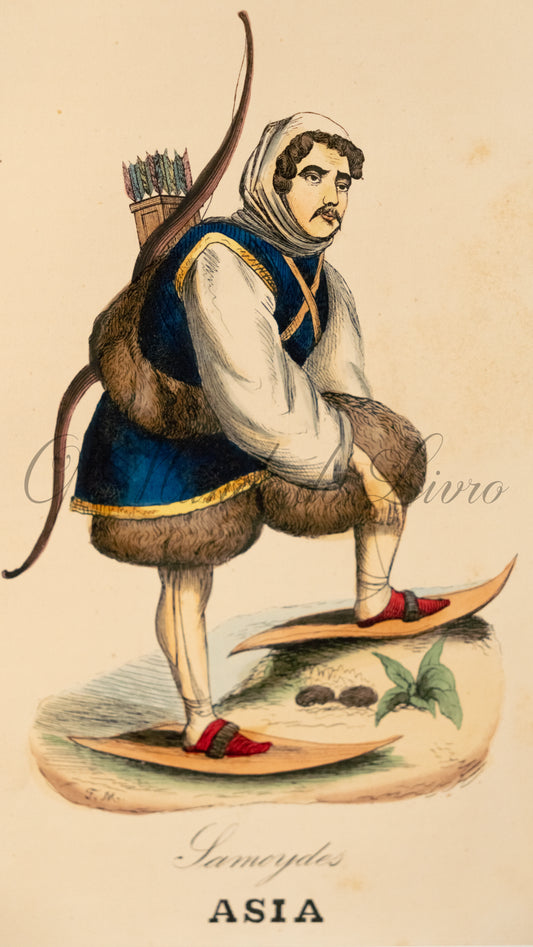 Usos e Trajos - Povos do Mundo (Ásia - Samoydes)