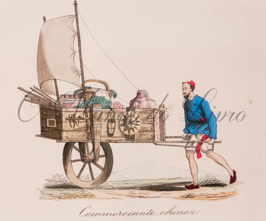 Usos e Trajos - Povos do Mundo (Ásia - Comerciante Chinez)