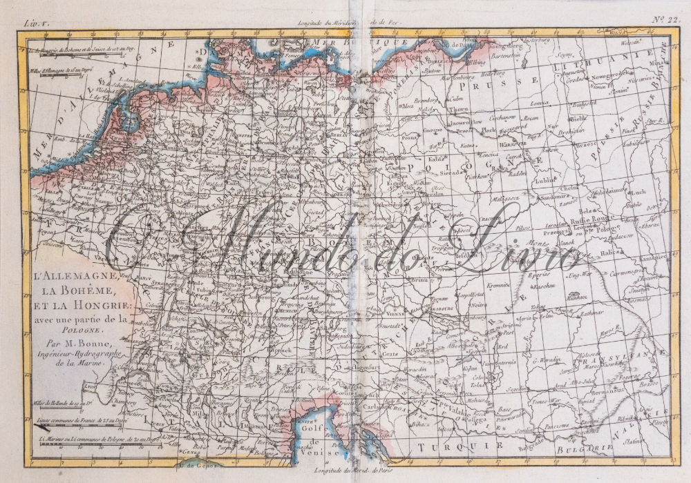L'Allemagne , La Bohême, et la Hongrie Avec une Partie de la Pologne