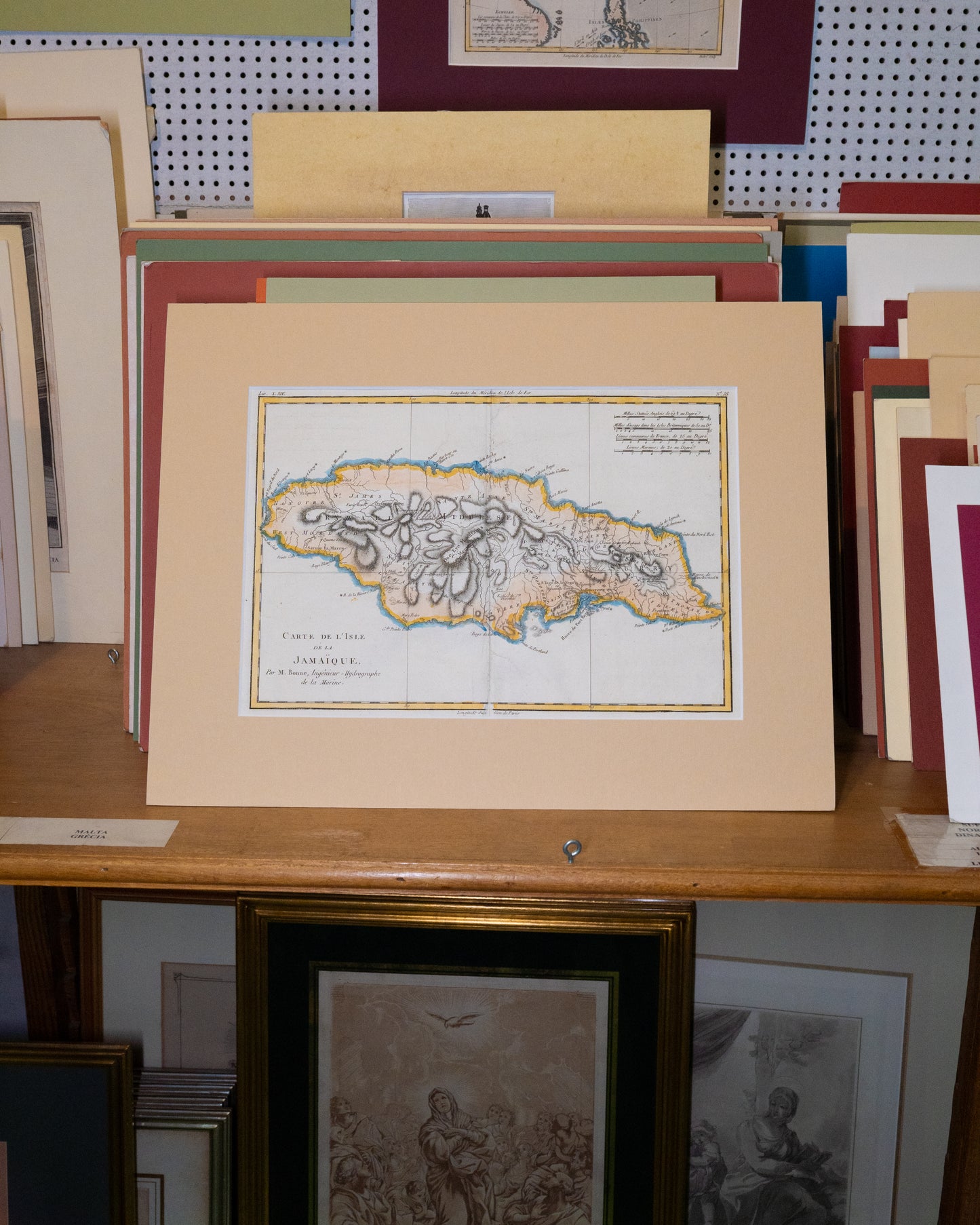 Carte des L'Isle de la Jamaique
