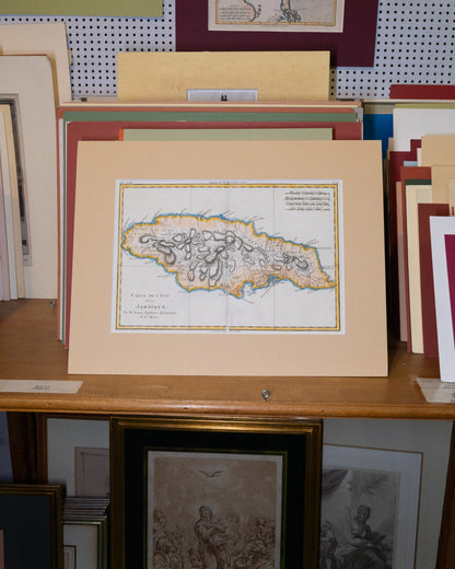 Carte des L'Isle de la Jamaique