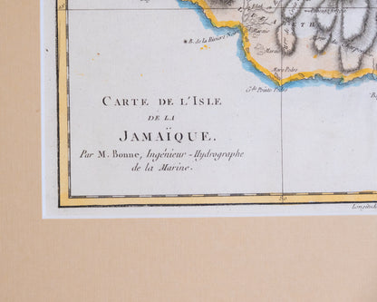 Carte des L'Isle de la Jamaique