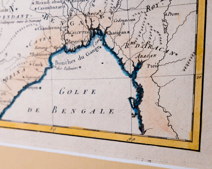 Carte de la Partie Supérieure de L'Inde en Deca du Gange