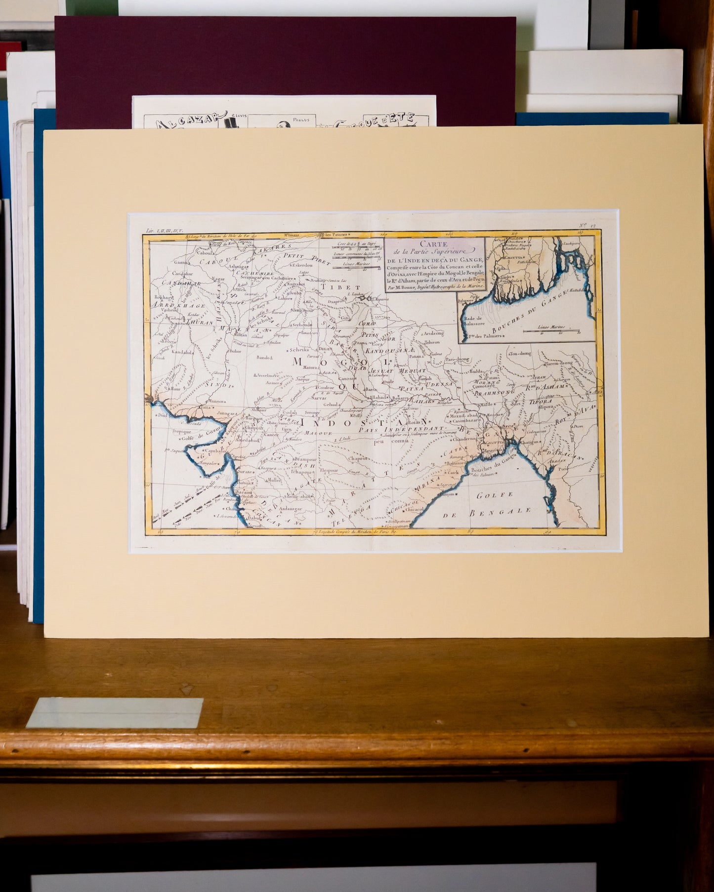 Carte de la Partie Supérieure de L'Inde en Deca du Gange