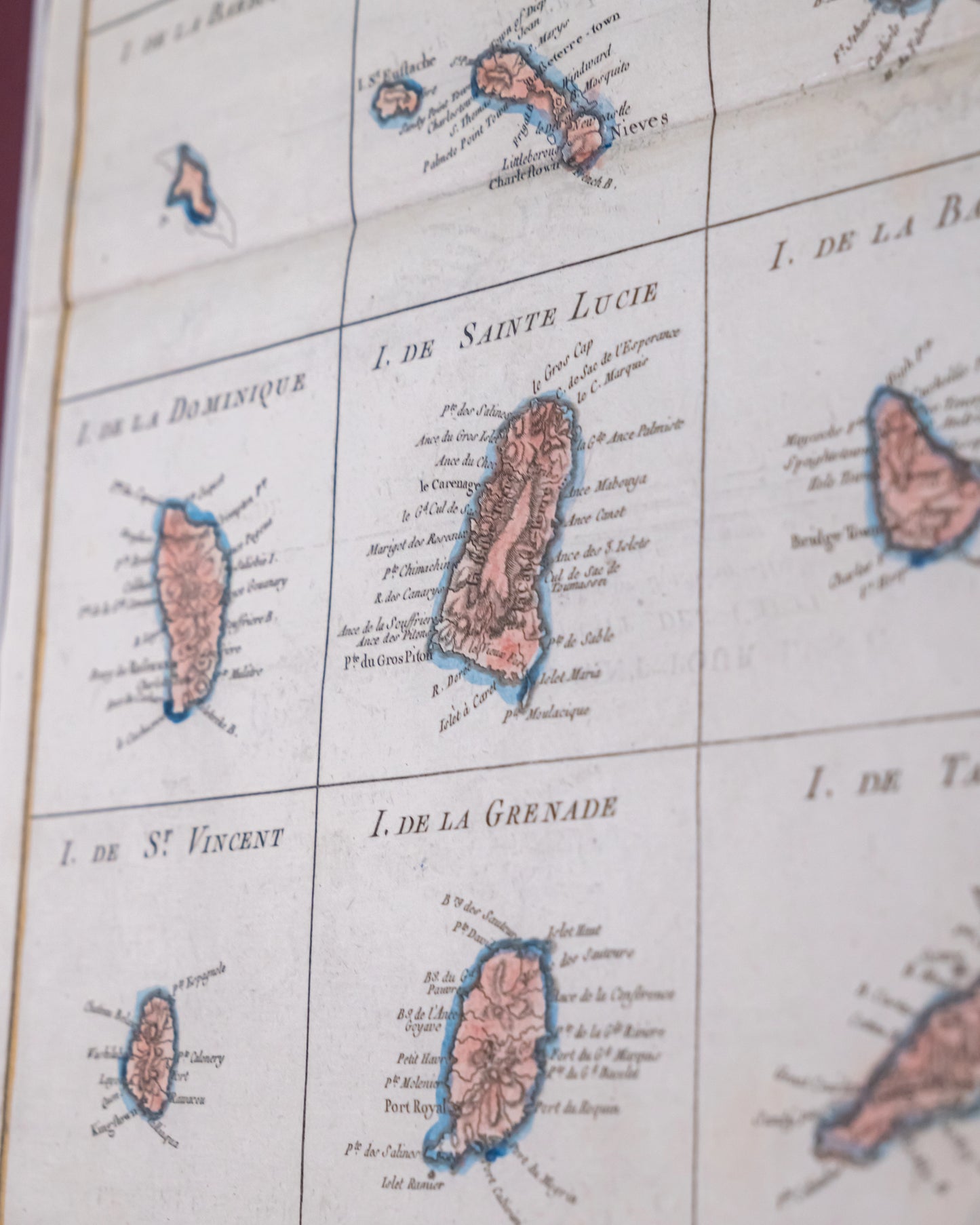 Supplément Pour les Isles Antilles, Extrait des Cartes Angloises