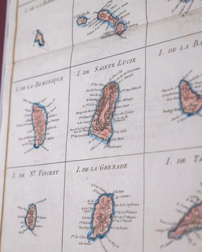 Supplément Pour les Isles Antilles, Extrait des Cartes Angloises