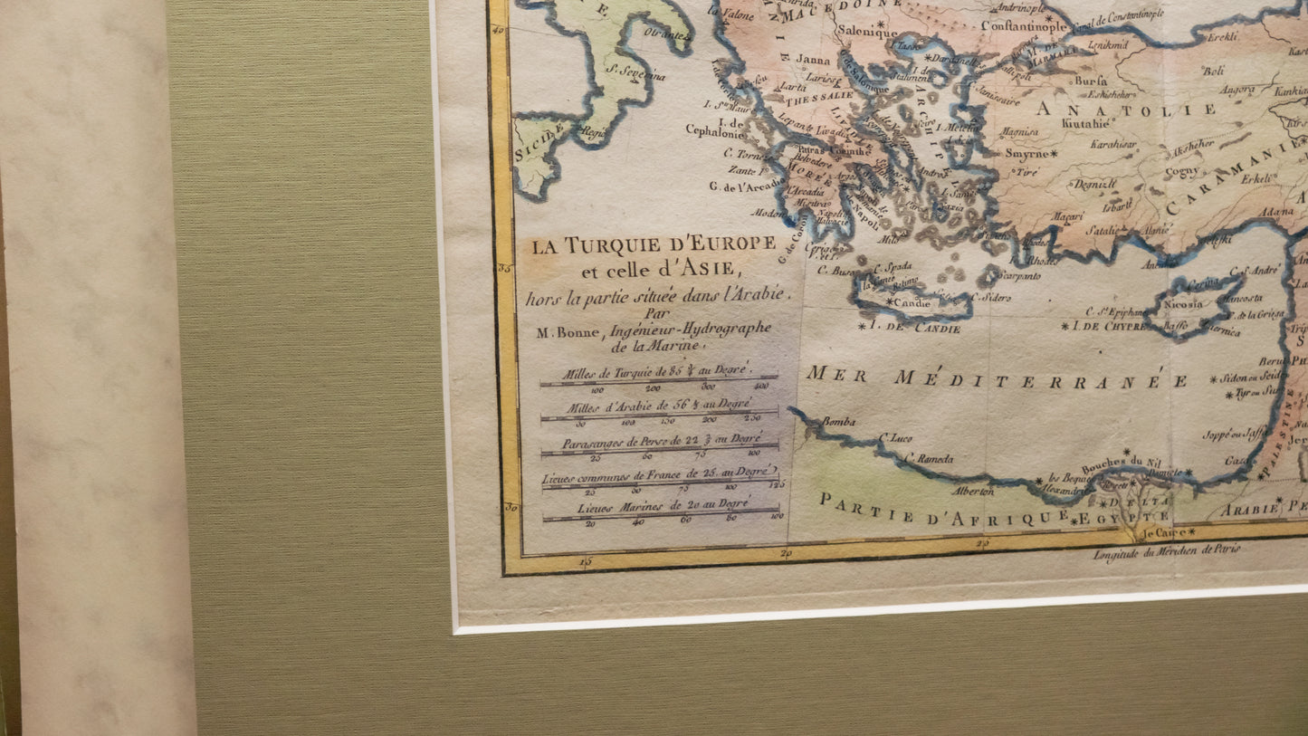 Mapa de La Turquie D'Europe et celle d'Asie