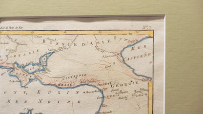 Mapa de La Turquie D'Europe et celle d'Asie