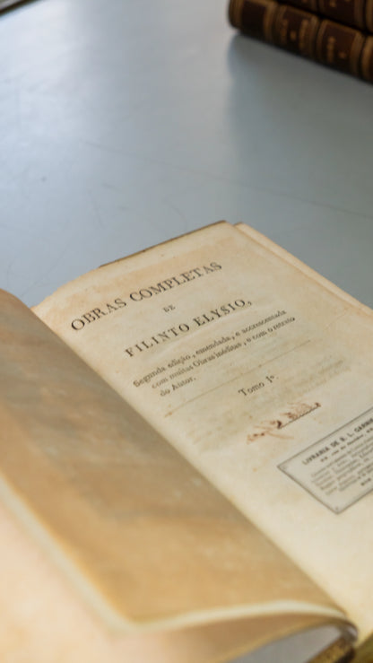 Coleção de Livros: Obras Completas de Filinto Elysio | 11 Volumes