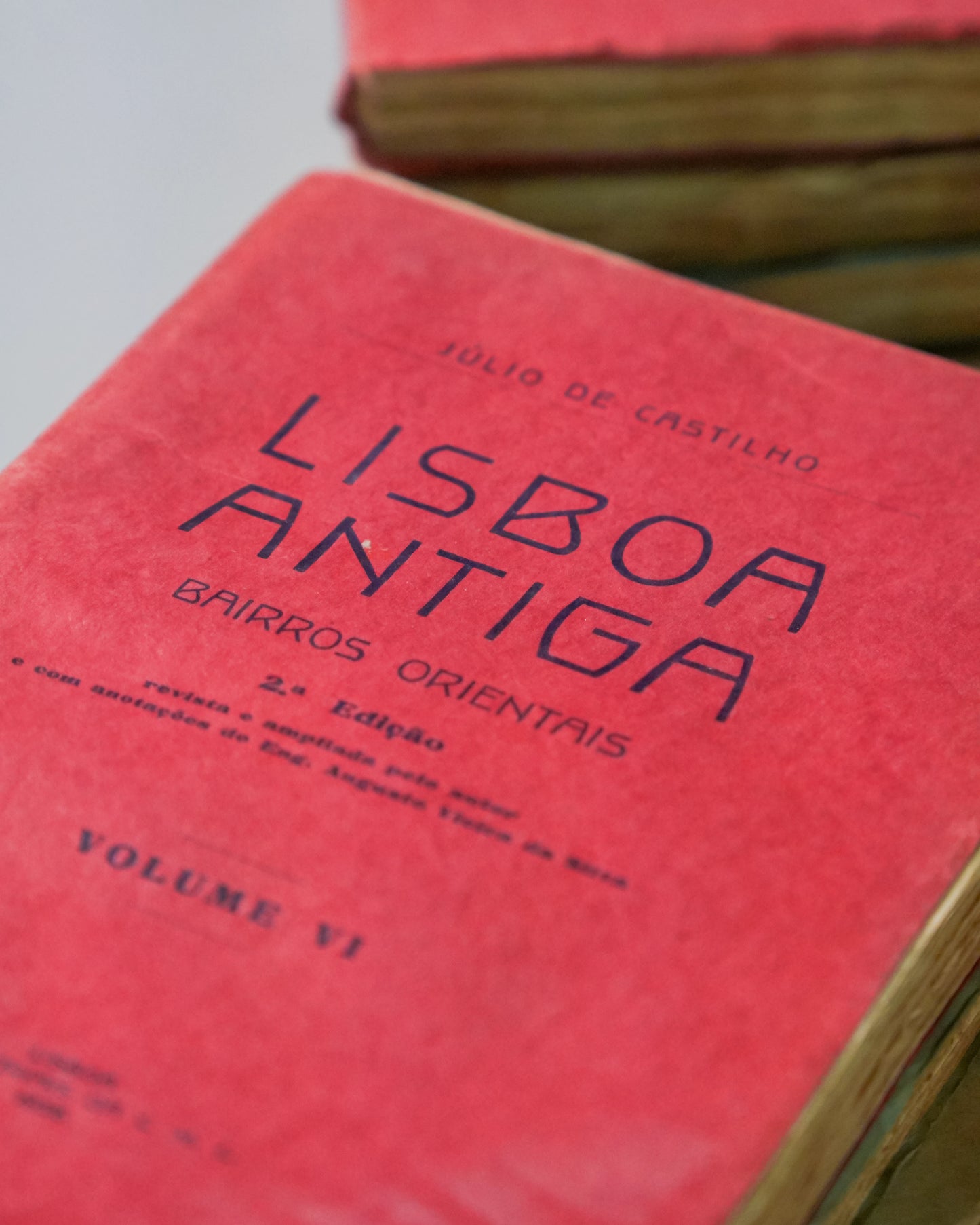 Coleção de Livros: Lisboa Antiga; Bairros Orientais de Júlio de Castilho 2ª Edição