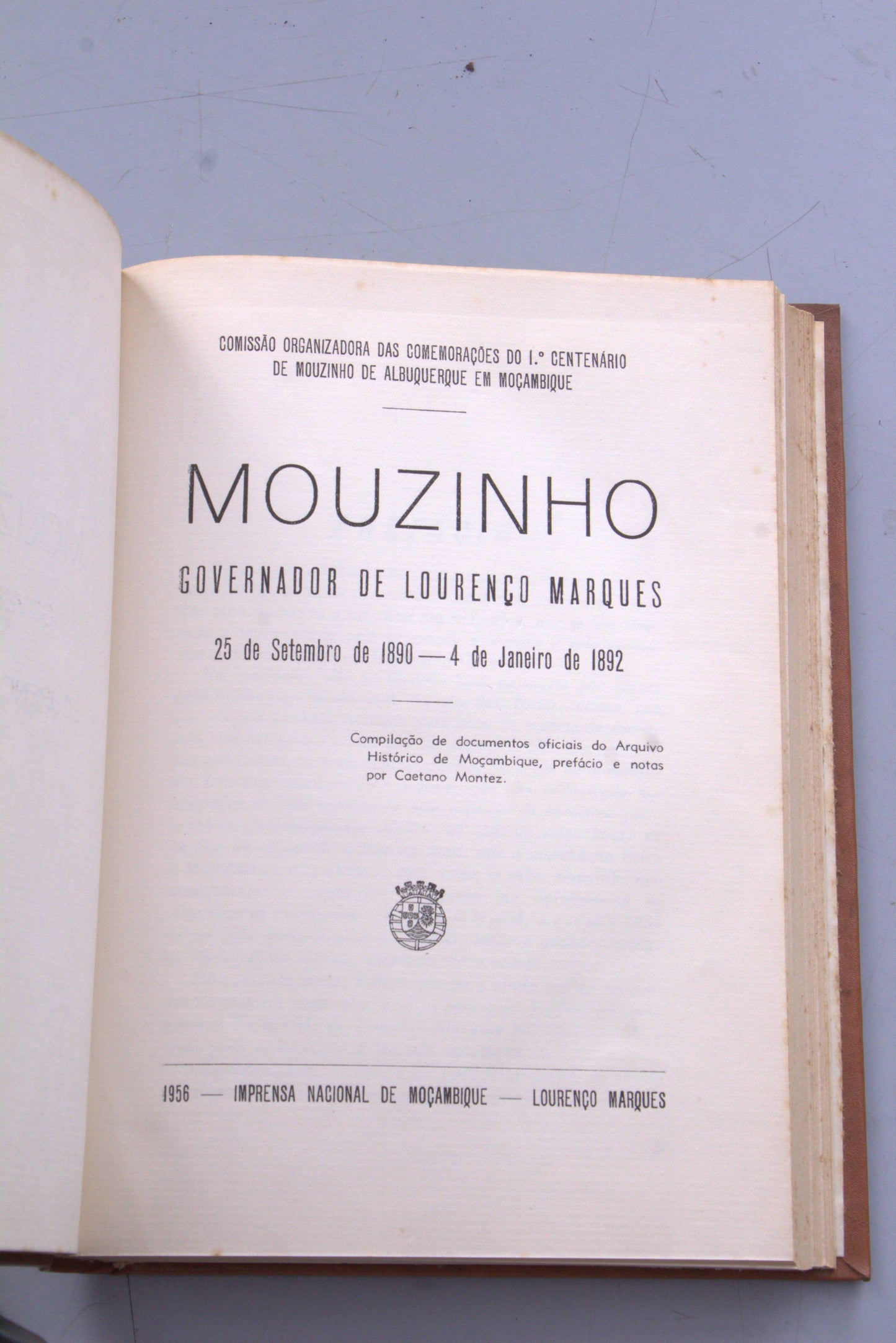 Coleção de Livros: Mouzinho Governador de Lourenço Marques